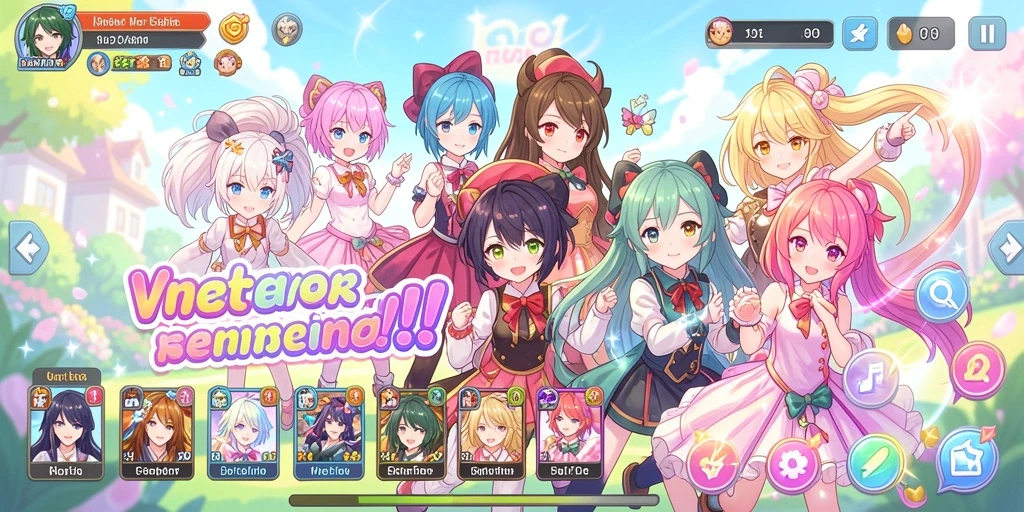 Screenshot dari level menantang di 7GAME.