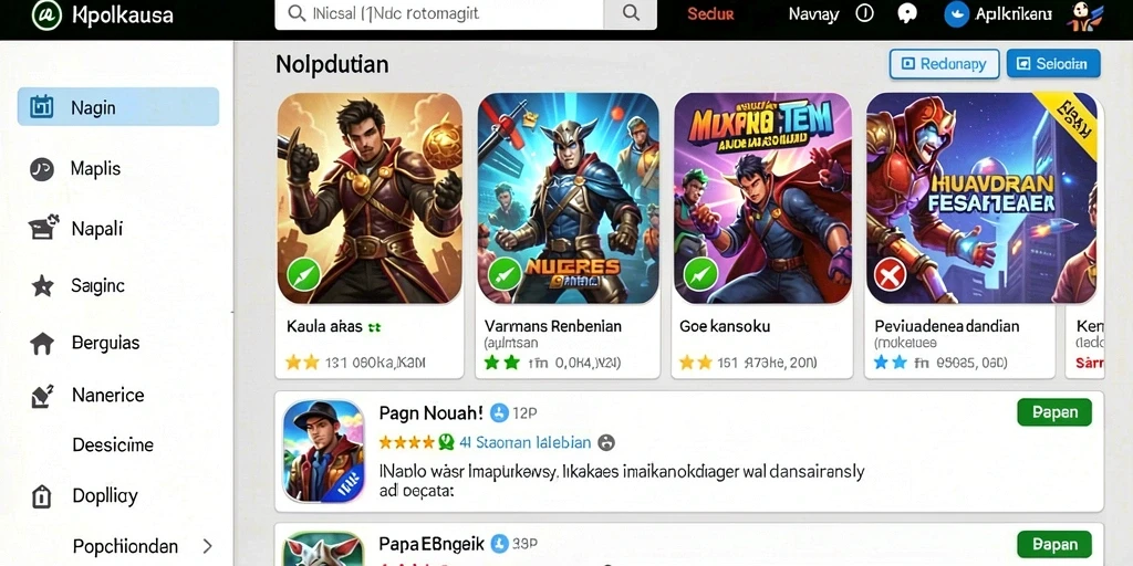 Tampilan antarmuka yang intuitif dan menarik.