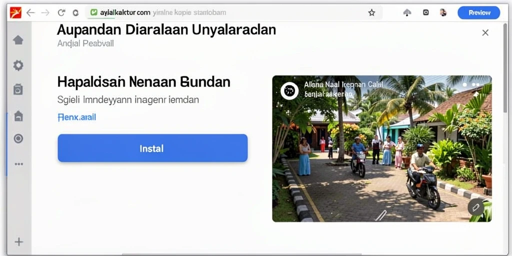 Tampilan utama dengan grafik yang menakjubkan.