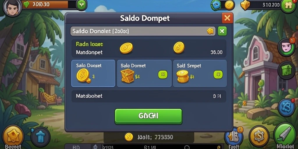 Tampilan awal yang menarik dengan menu yang intuitif.
