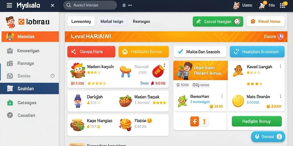 Tampilan antarmuka yang menarik dan mudah digunakan.