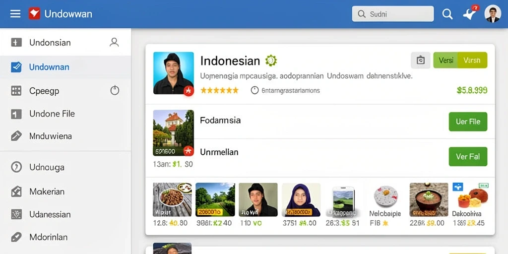 Tampilan antarmuka yang menarik dan modern.