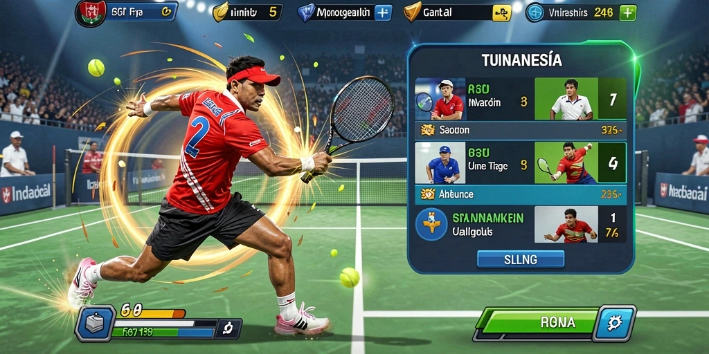 Screenshot pertama menunjukkan tampilan awal yang menawan dari NAGA11.