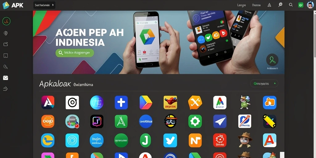 Tampilan menu utama yang menarik dan mudah dinavigasi.