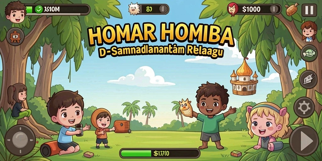 Tangkapan layar menunjukkan pemandangan indah dalam game.