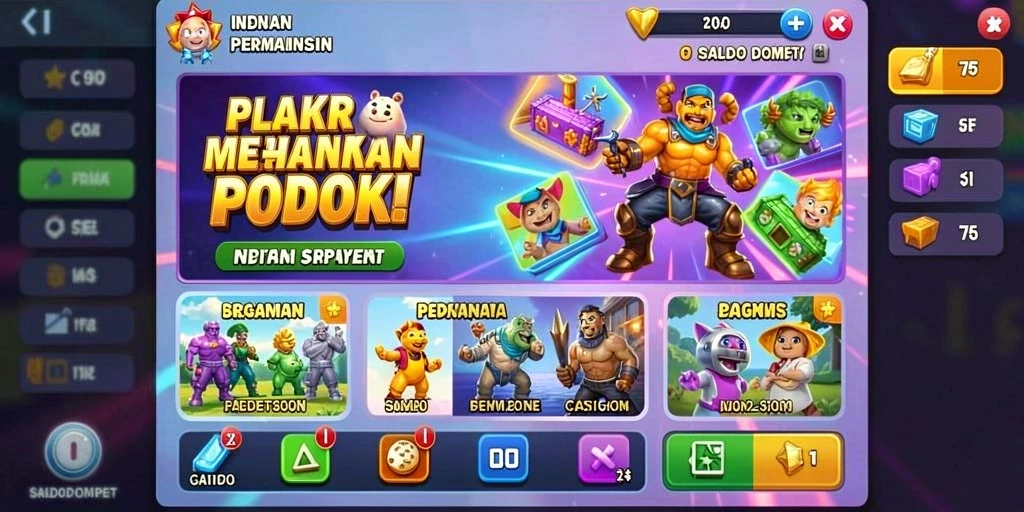 Tampilan antarmuka yang menarik dan mudah digunakan.